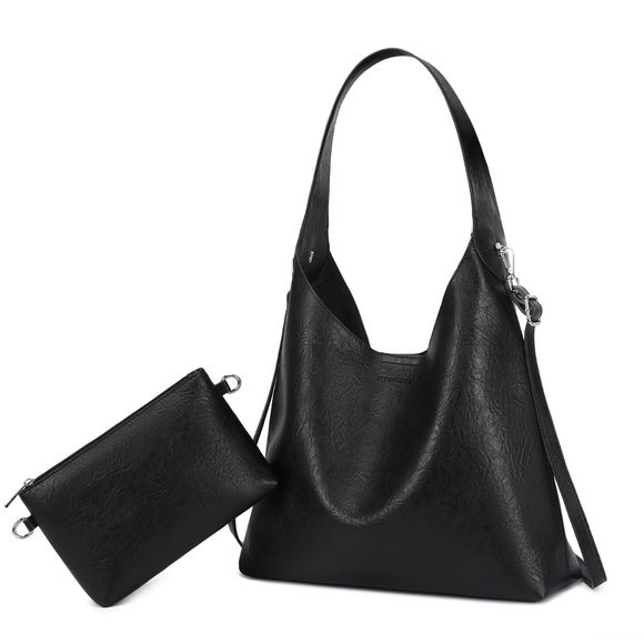 Hobo Bags Faux Leather Tote Bag Simple Crossbody Shoulder Bag :O - Picture 1 of 9